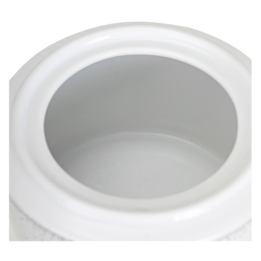 Сервиз чайный Cmielow Jenny Жемчуг на 6 персон 15 предметов, фарфор твердый, белый