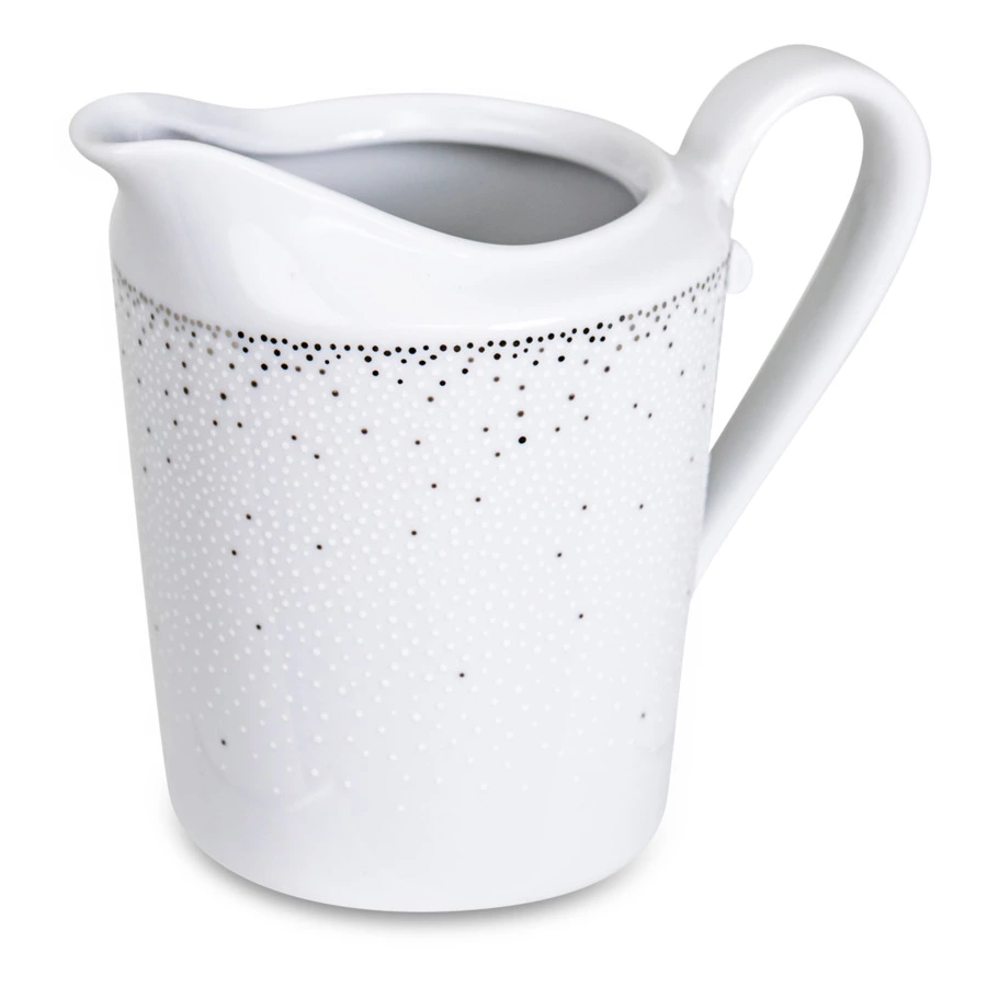 Сервиз чайный Cmielow Jenny Жемчуг на 6 персон 15 предметов, фарфор твердый, белый