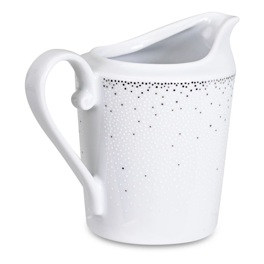 Сервиз чайный Cmielow Jenny Жемчуг на 6 персон 15 предметов, фарфор твердый, белый