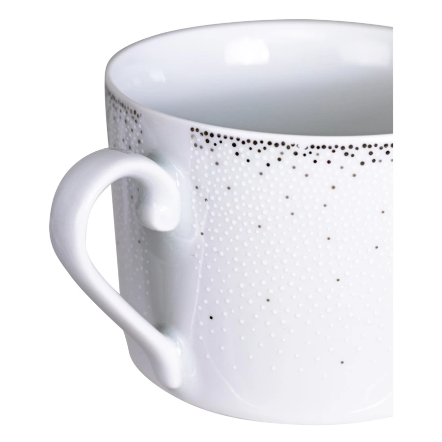 Сервиз чайный Cmielow Jenny Жемчуг на 6 персон 15 предметов, фарфор твердый, белый