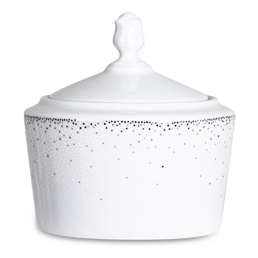 Сервиз чайный Cmielow Jenny Жемчуг на 6 персон 15 предметов, фарфор твердый, белый