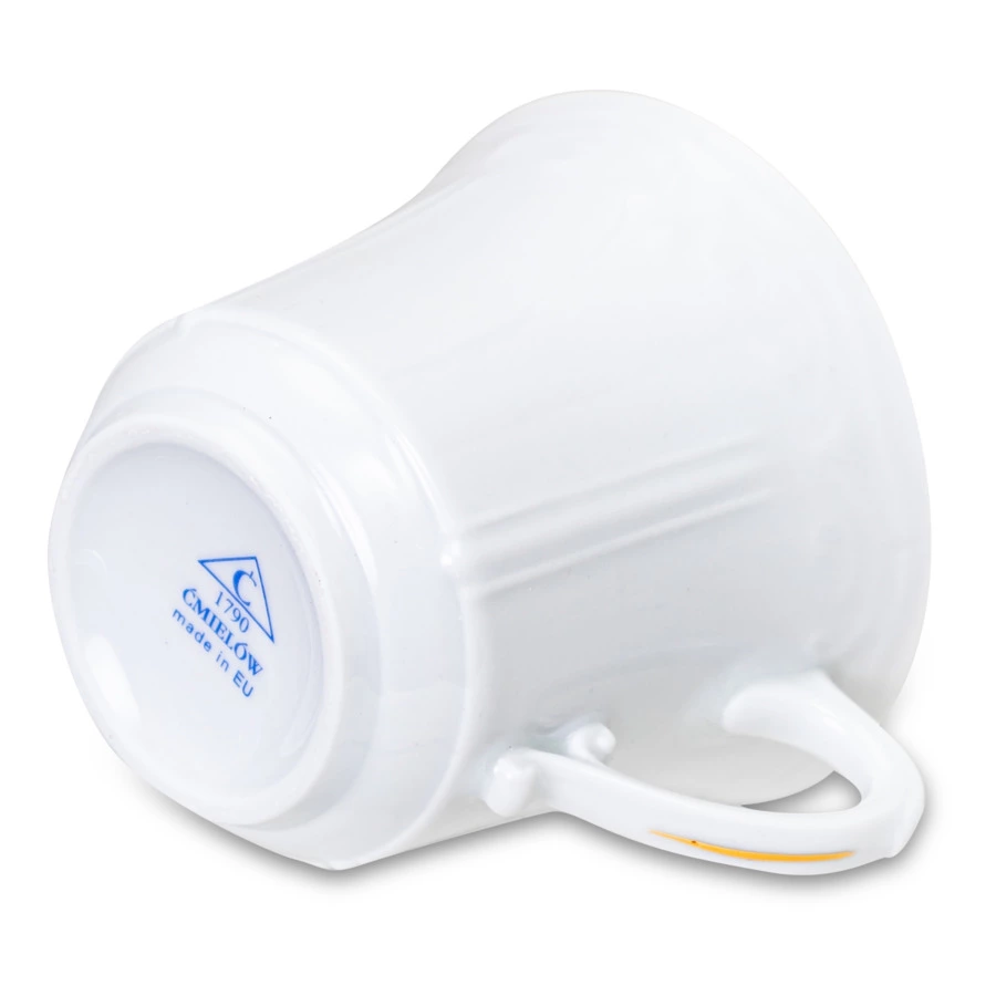 Сервиз чайный Cmielow Kamelia на 6 персон 15 предметов, фарфор твердый, белый с золотом