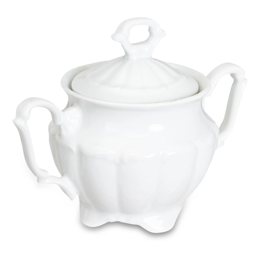 Сервиз чайный Cmielow Maria-teresa на 6 персон 15 предметов, фарфор твердый, белый