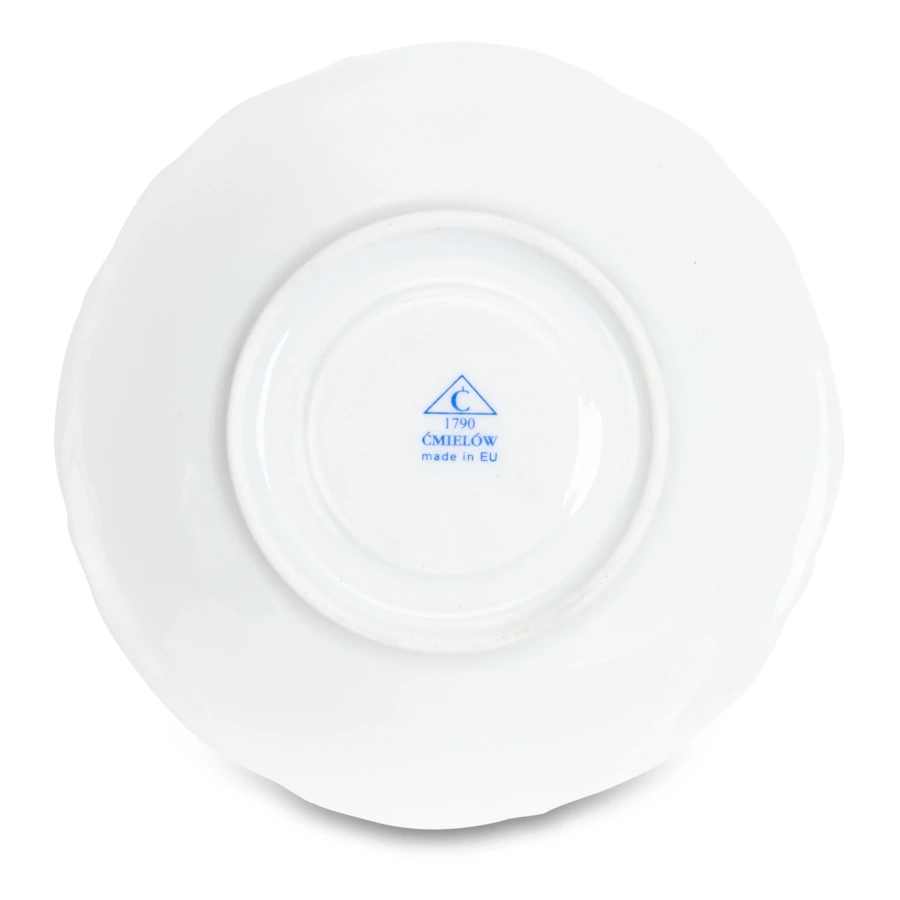 Сервиз чайный Cmielow Maria-teresa на 6 персон 15 предметов, фарфор твердый, белый