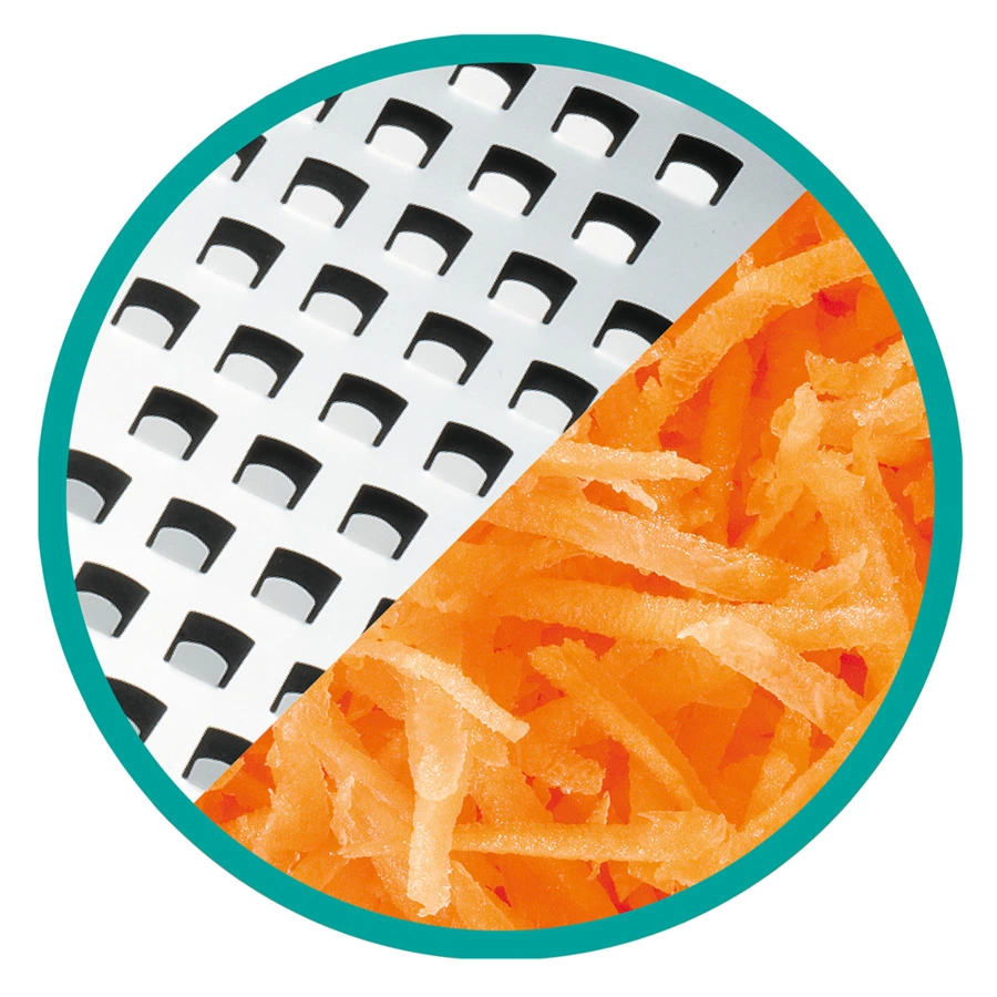 Терка 4-х сторонняя MoHa23см, сталь нержавеющая