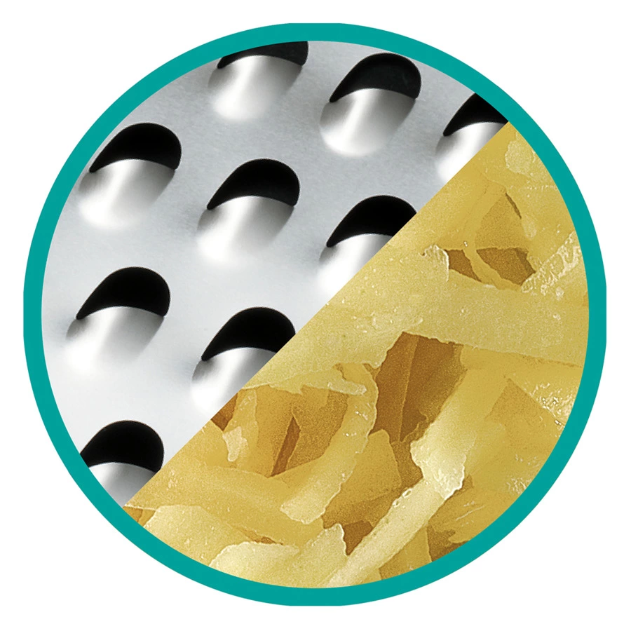 Терка 4-х сторонняя MoHa23см, сталь нержавеющая