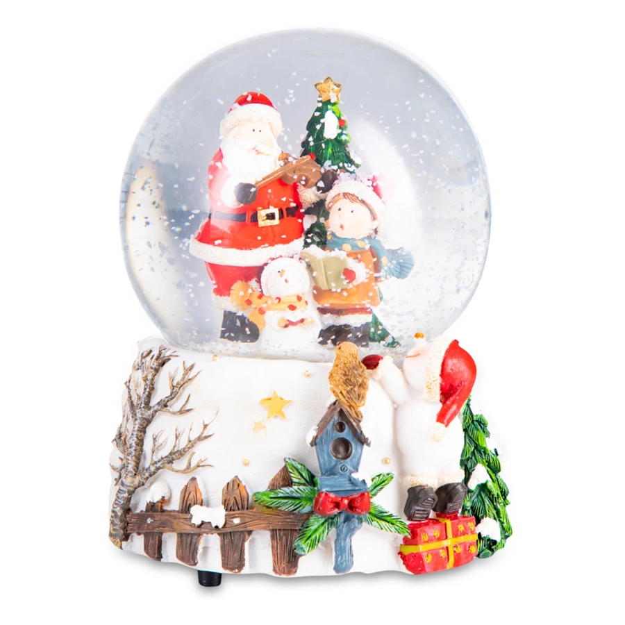 Снежный шар Remeco Дед Мороз приехал 15,5 см, разноцветный, полимер