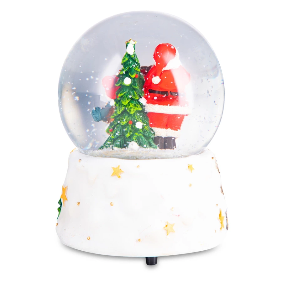 Снежный шар Remeco Дед Мороз приехал 15,5 см, разноцветный, полимер