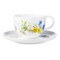 Чашка чайно-кофейная с блюдцем Rosenthal Альпийские цветы 300 мл, фарфор костяной