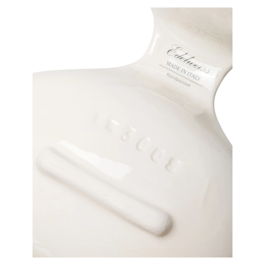 Менажница двухсекционная Edelweiss Лимоны с цветами 20х13 см, керамика