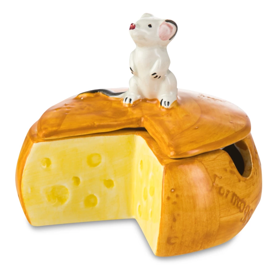 Чаша для сыра с крышкой Edelweiss Сыр 11х11х13 см, керамика