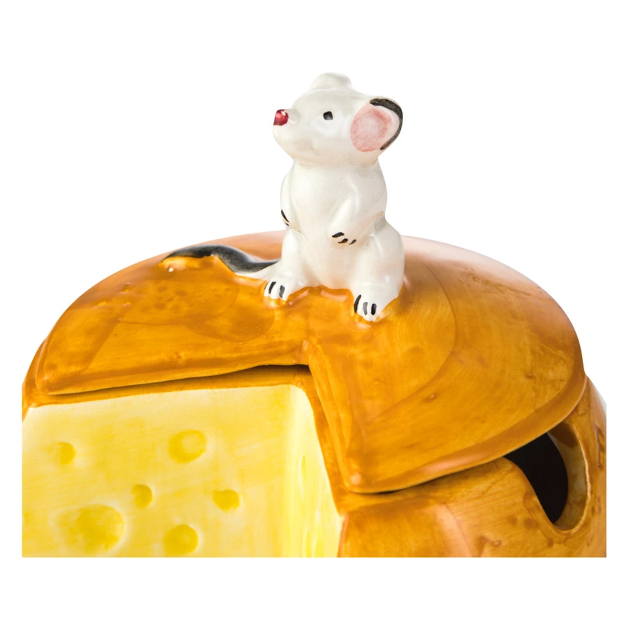 Чаша для сыра с крышкой Edelweiss Сыр 11х11х13 см, керамика