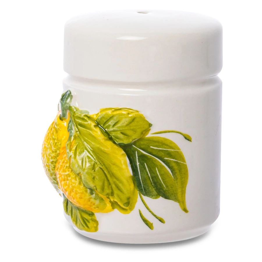 Набор для соли и перца Edelweiss Лимоны и цветы h6 см,  керамика