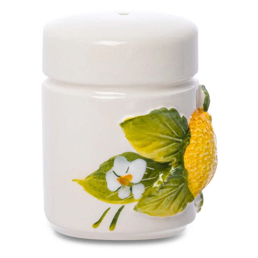 Набор для соли и перца Edelweiss Лимоны и цветы h6 см,  керамика
