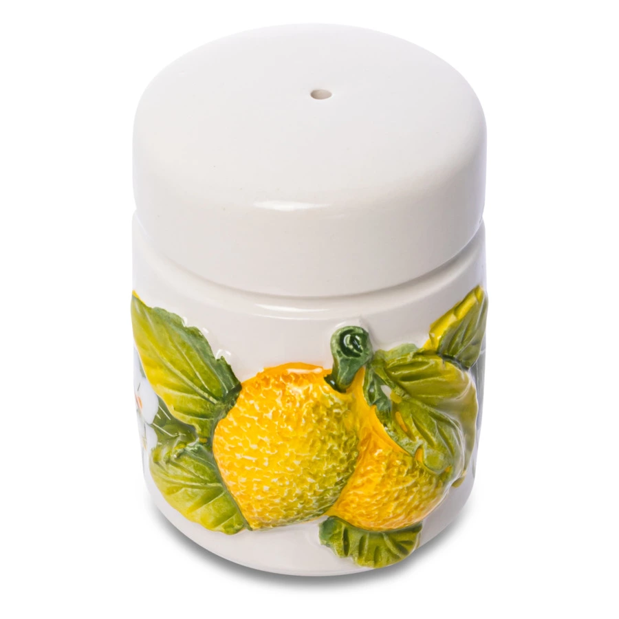 Набор для соли и перца Edelweiss Лимоны и цветы h6 см,  керамика
