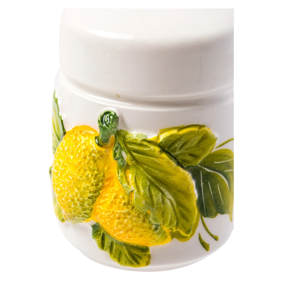 Набор для соли и перца Edelweiss Лимоны и цветы h6 см,  керамика