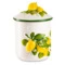 Банка для печенья Edelweiss Лимоны и цветы 10х10 см, h17 см, керамика