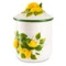 Банка для печенья Edelweiss Лимоны и цветы 10х10 см, h17 см, керамика