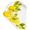 Блюдо прямоугольное с ручками Edelweiss Лимоны и цветы 26х16 см, керамика