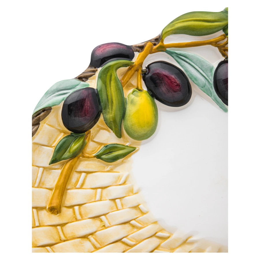 Блюдо овальное Edelweiss Оливки 32х20 см, керамика