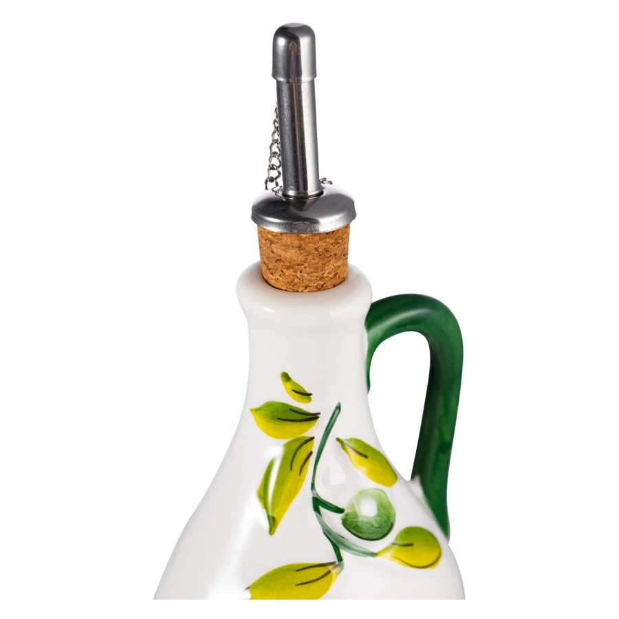 Бутылка для масла Edelweiss Оливки 10х7 см, h17 см, керамика