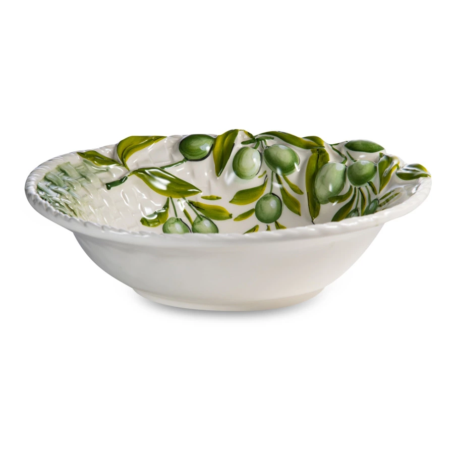 Салатник Edelweiss Оливки 26х26х9 см, керамика