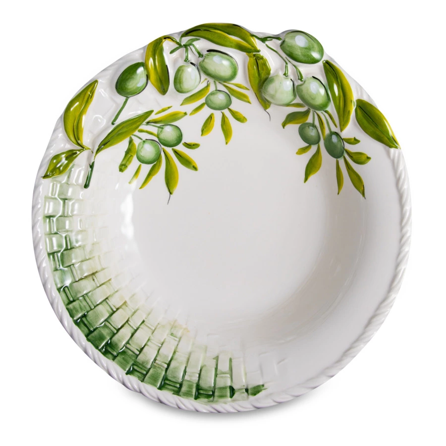 Салатник Edelweiss Оливки 26х26х9 см, керамика