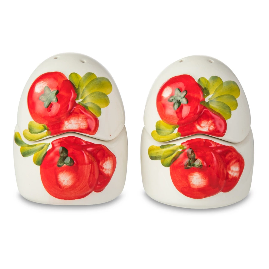 Набор для соли и перца Edelweiss Томаты h8 см,  керамика