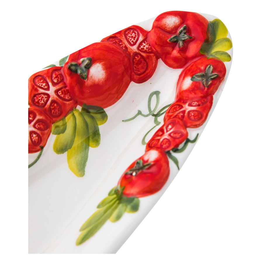 Блюдо овальное Edelweiss Томаты 43х9 см, керамика