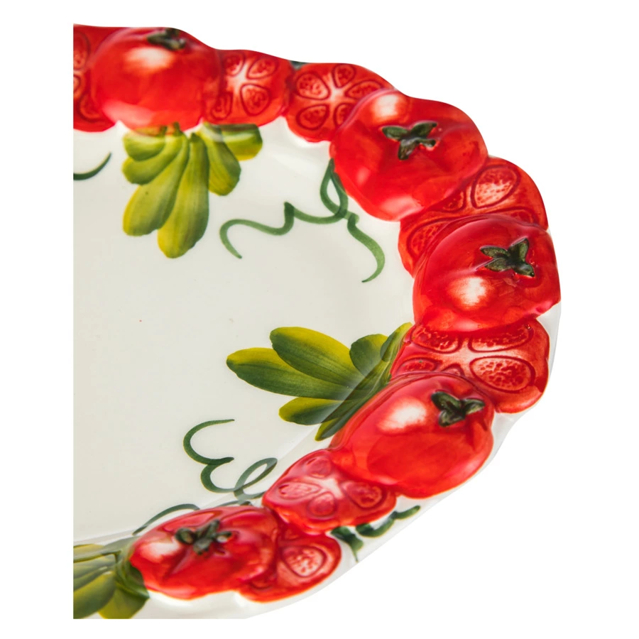 Блюдо овальное Edelweiss Томаты 22х14 см, керамика