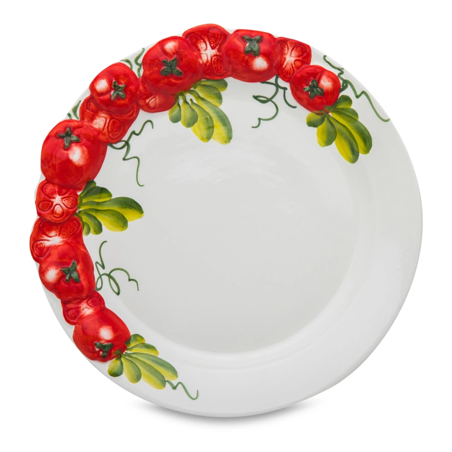 Тарелка закусочная Edelweiss Томаты 22 см, керамика