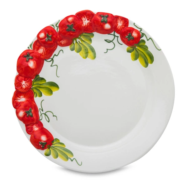 Тарелка закусочная Edelweiss Томаты 22 см, керамика