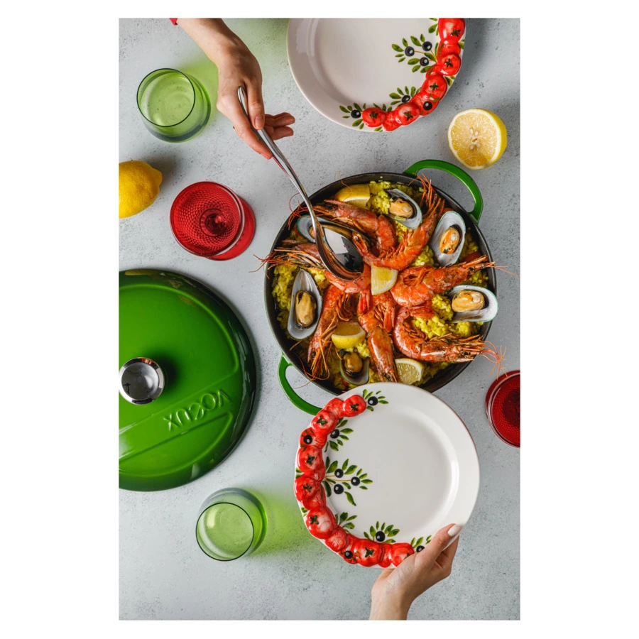 Тарелка закусочная Edelweiss Томаты 22 см, керамика