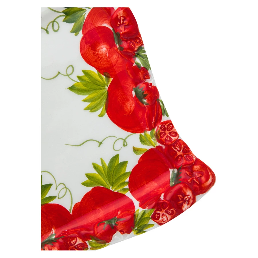 Блюдо квадратное Edelweiss Томаты 20х20 см, керамика