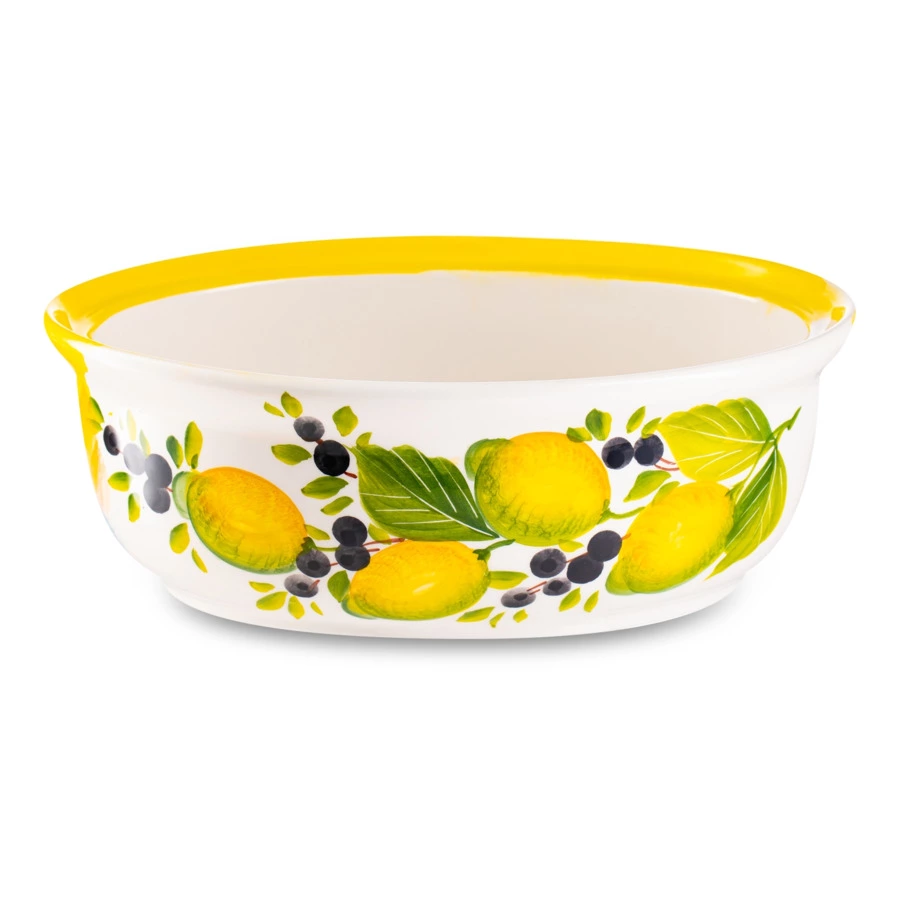 Блюдо для горячего Edelweiss Петухи 17х24 см, h20 см,  керамика