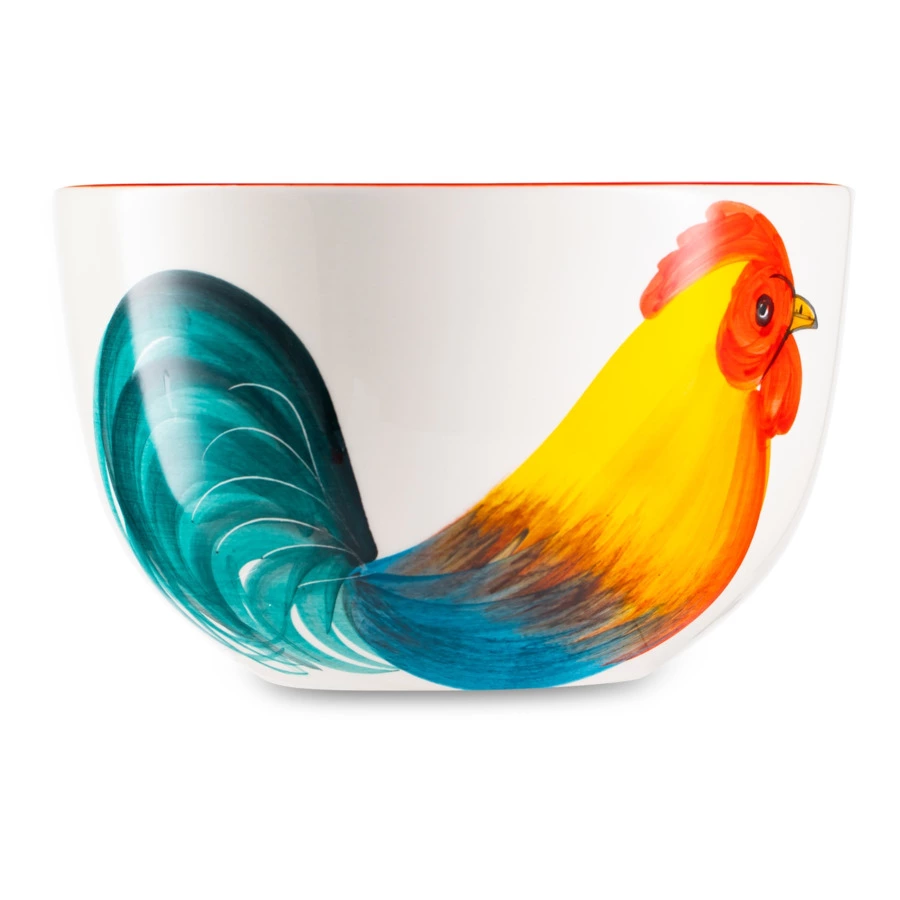 Салатник порционный Edelweiss Петухи 16 см, керамика