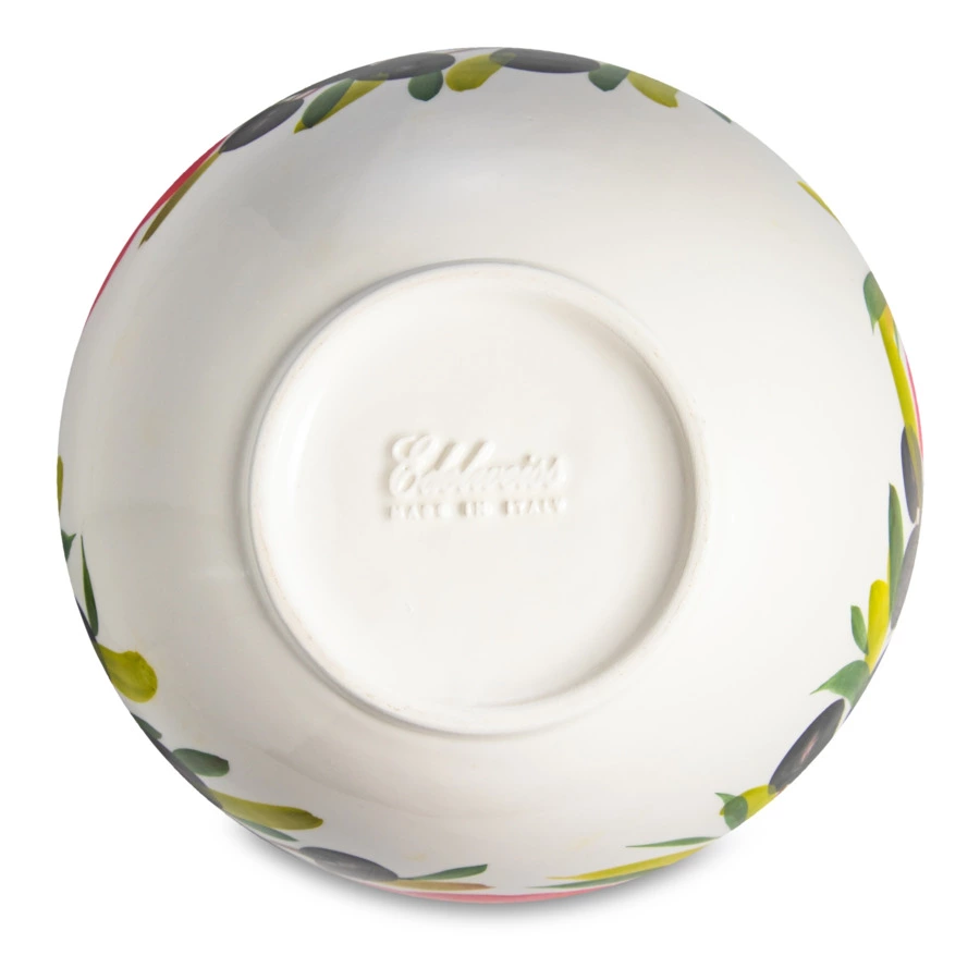 Салатник овальный Edelweiss Томаты и оливки 23,5х23,5 см, керамика