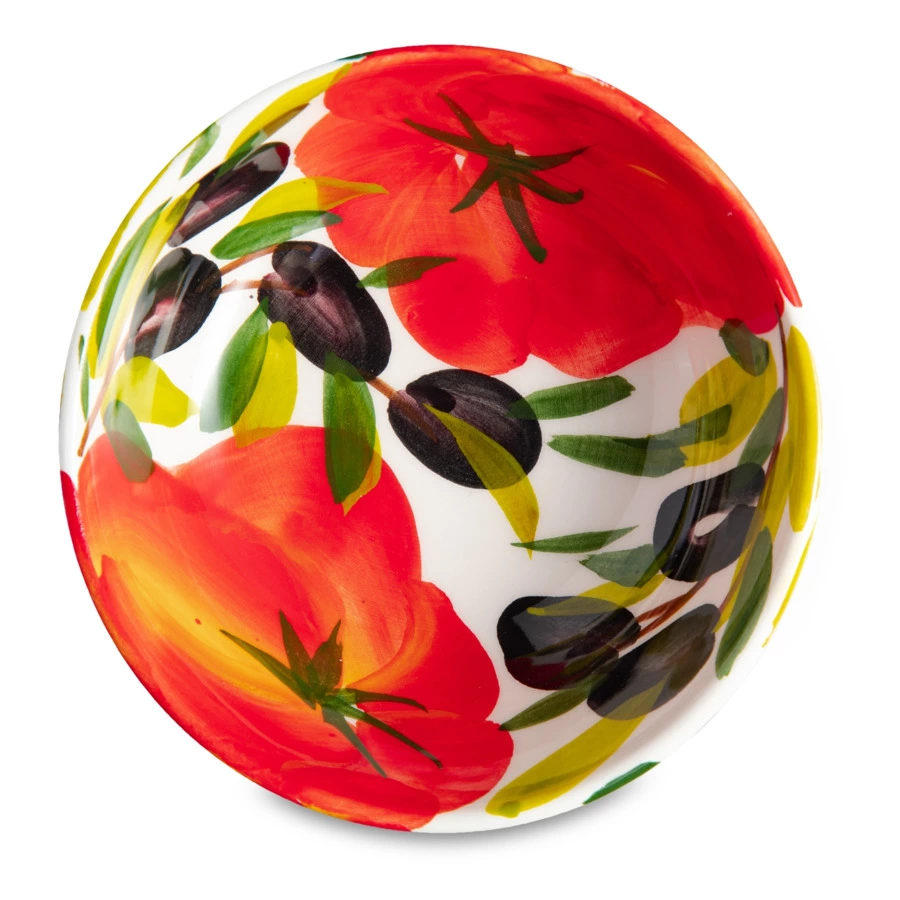 Салатник порционный Edelweiss Томаты и оливки 11 см, керамика