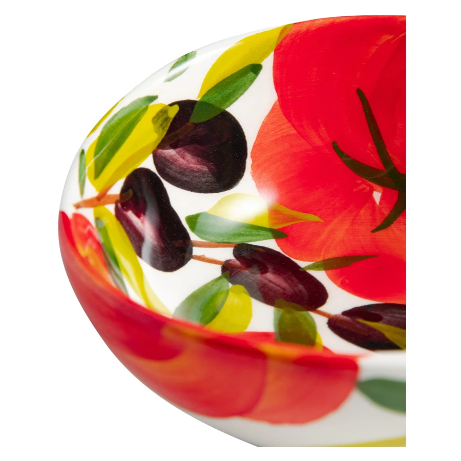 Салатник порционный Edelweiss Томаты и оливки 11 см, керамика