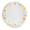 Блюдо для сладкого на ножке Edelweiss Маргаритка 22х22х8см, керамика, белое