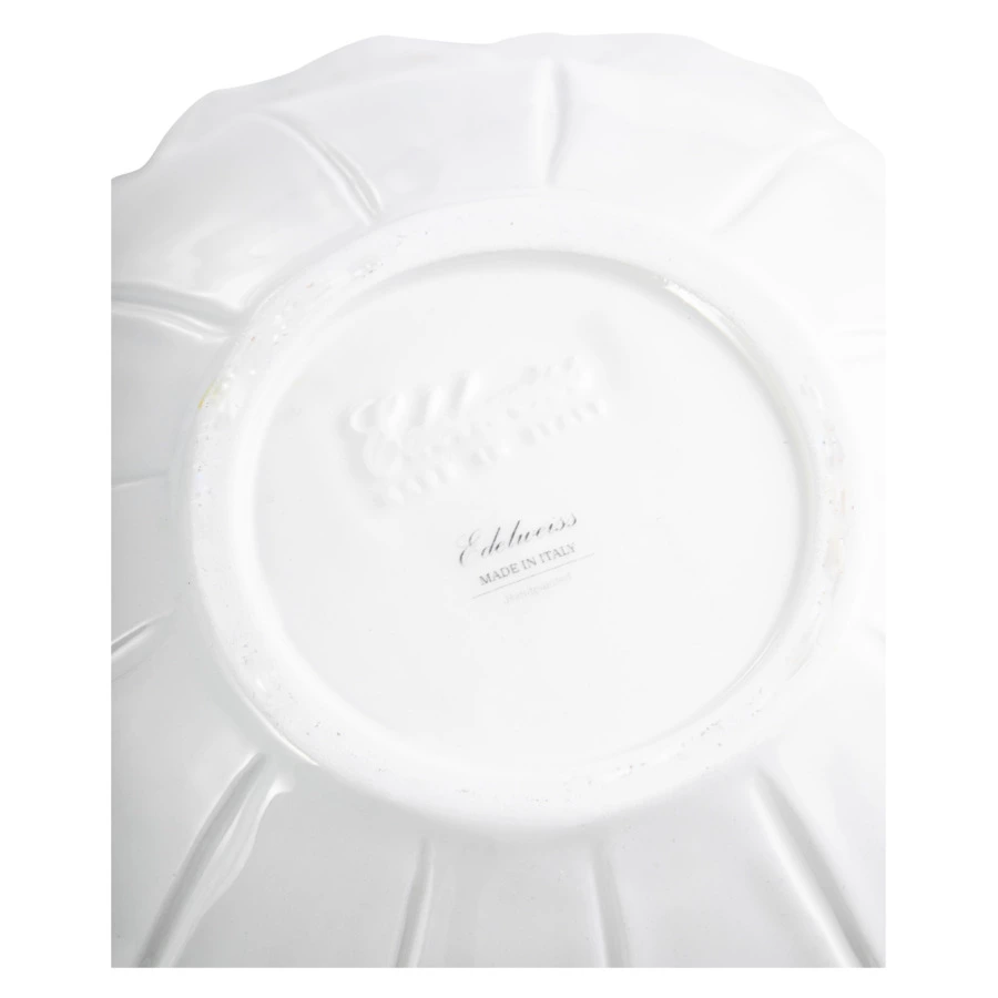 Салатник 3D Edelweiss Маргаритка 26х26х8см, керамика, желтый