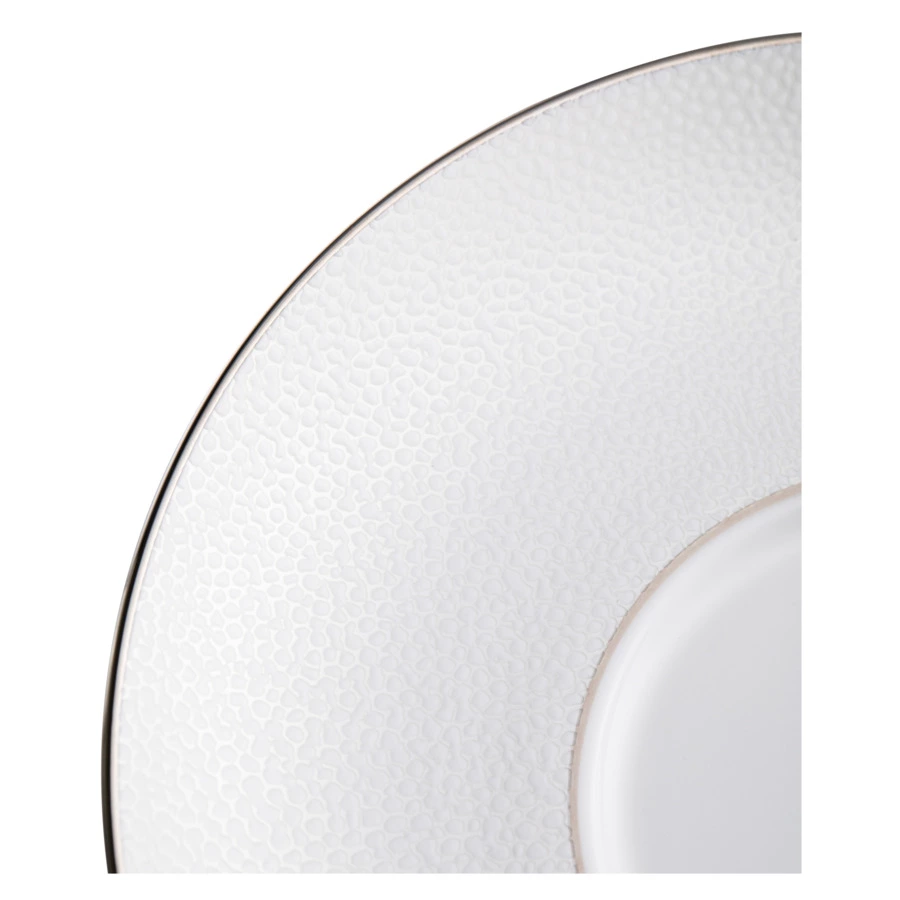 Чашка чайная с блюдцем Narumi Белый жемчуг 270 мл, фарфор костяной