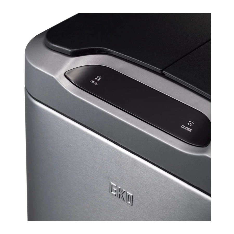 Ведро для мусора сенсорное EKO Phantom  50 л, сталь нержавеющая