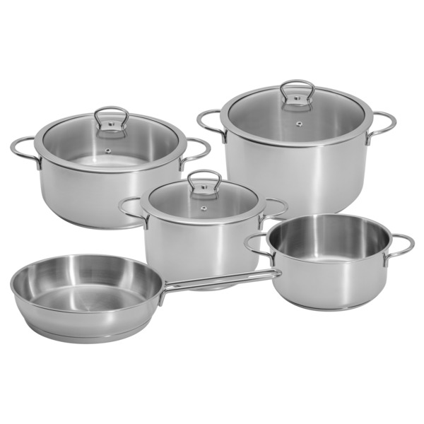 Набор кухонной посуды (кастрюли 24 и 20 см, сотейники 24 и 20 см, сковорода 24 см) Metalac-Sale