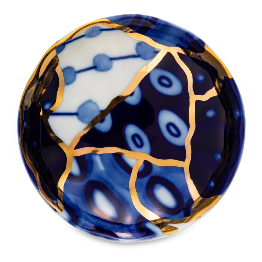 Розетка для варенья ИФЗ Тюльпан Байкал 2 9,8 см, фарфор твердый