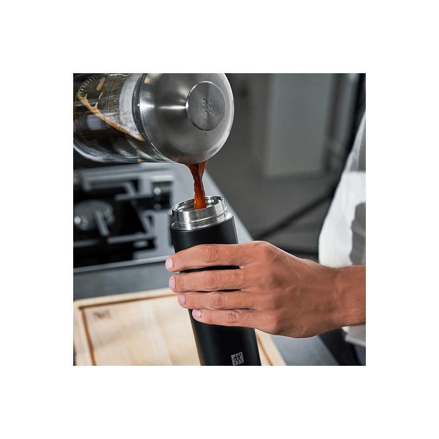 Термокружка Zwilling Thermo 450 мл, сталь нержавеющая, черная, п/к