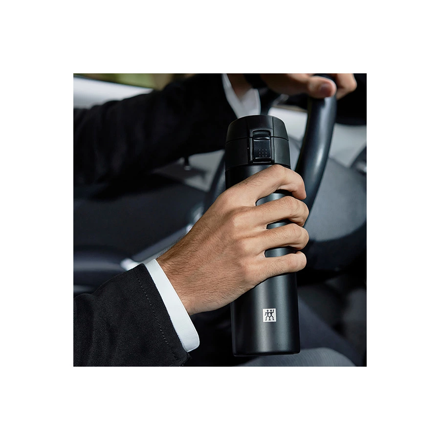 Термокружка Zwilling Thermo 450 мл, сталь нержавеющая, черная, п/к