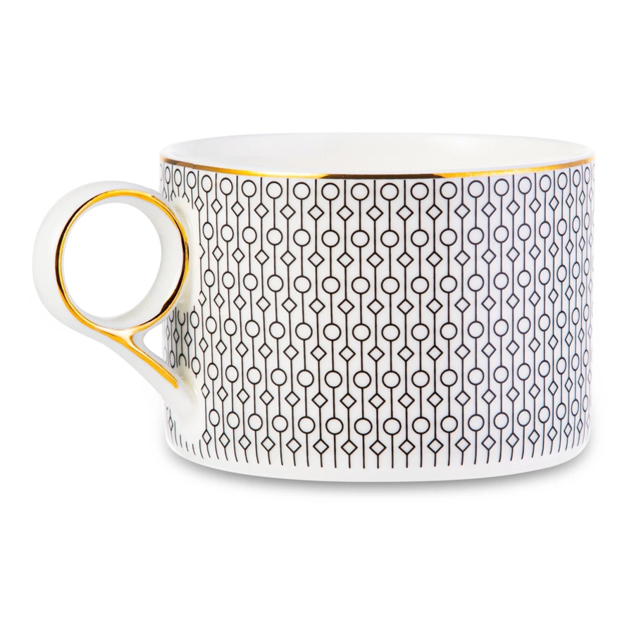 Набор чашек чайных с блюдцем Mix&Match Home Вола 200 мл, 2 шт, фарфор, п/к