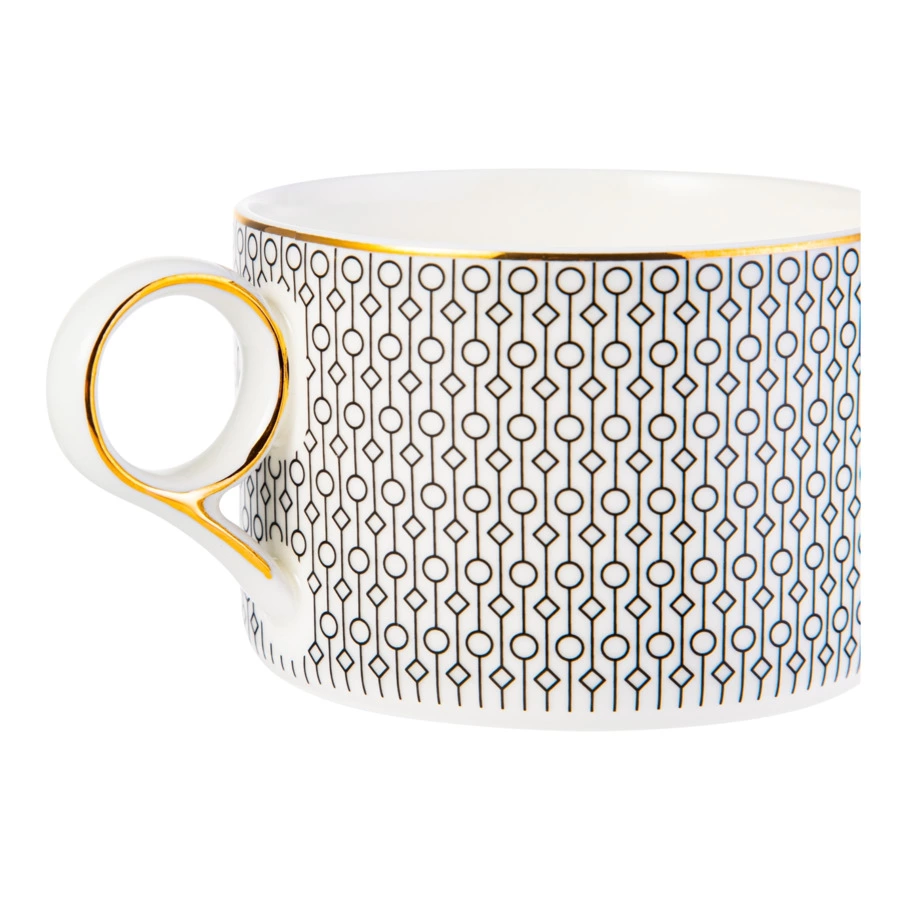 Набор чашек чайных с блюдцем Mix&Match Home Вола 200 мл, 2 шт, фарфор, п/к