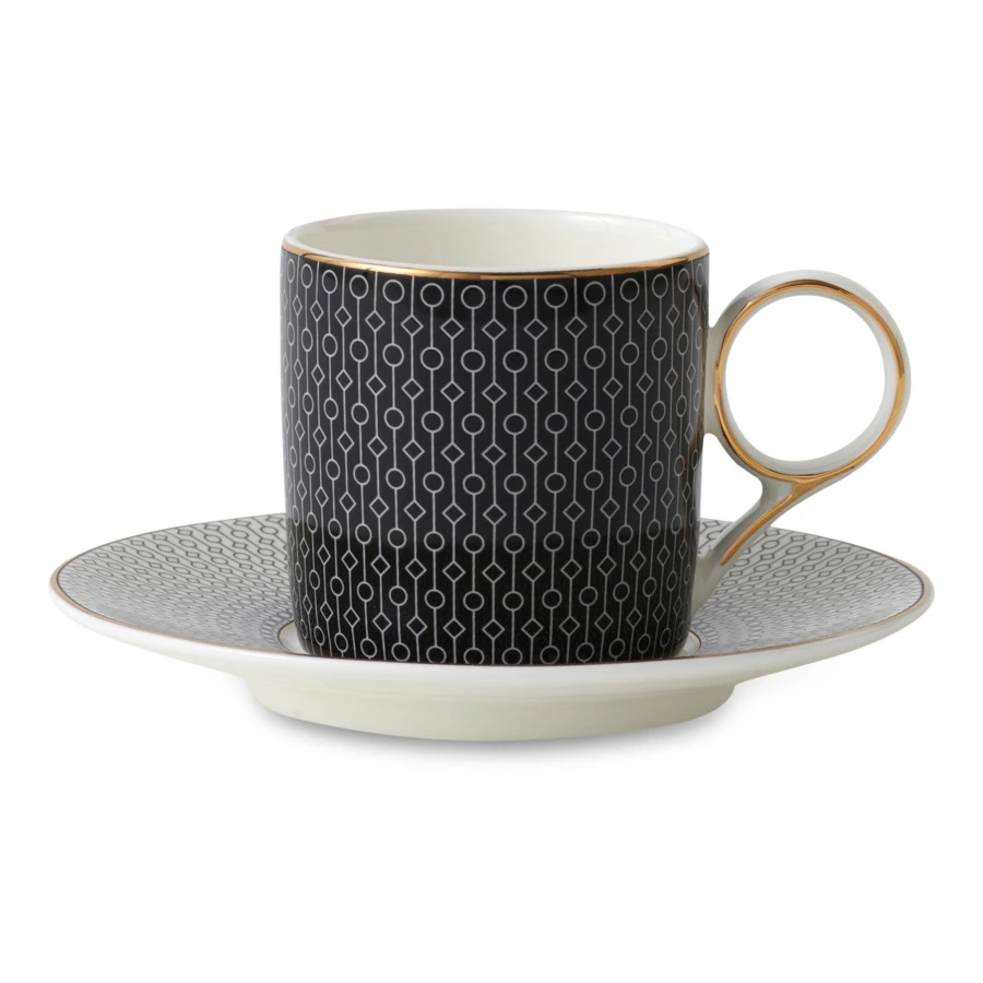 Набор чашек кофейных с блюдцем Mix&Match Home Вола 100 мл, 4 шт, фарфор, п/к